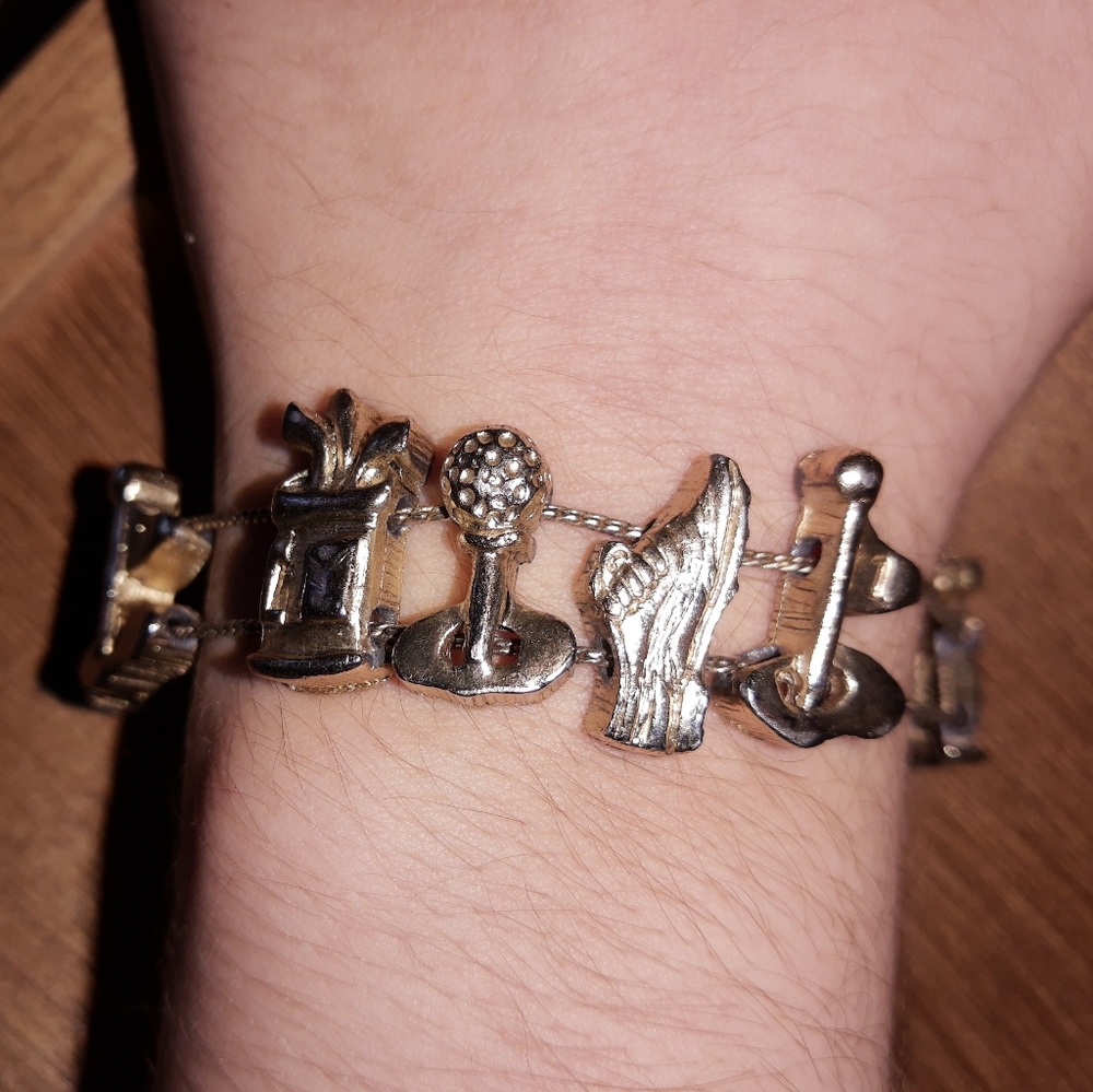 Cute 1995 golf lover's bracelet